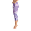 Galactic Purple Wall Capri Leggings