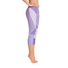 Galactic Purple Wall Capri Leggings